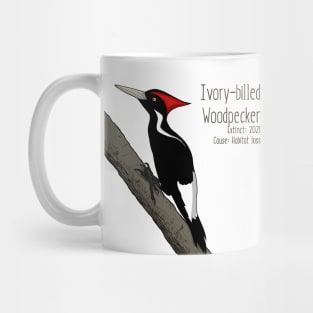 Extinct Species: Ivory-billed Woodpecker - UPDATED Mug